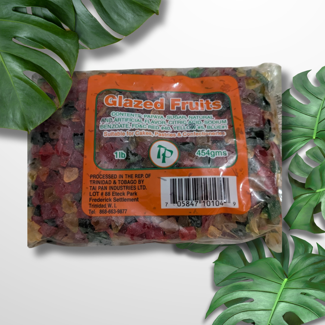 Glazed mixed fruit - 454g