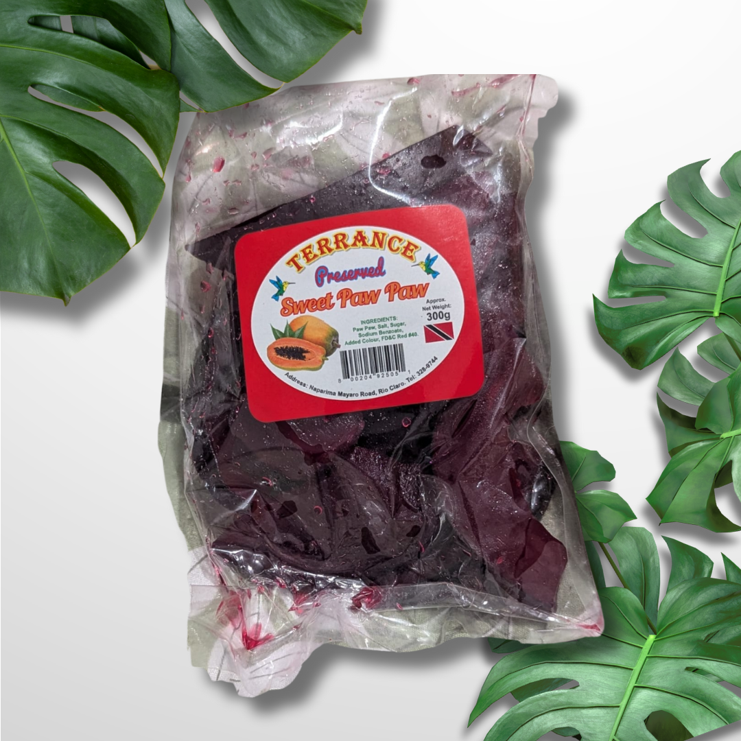 Terrance Preserved Sweet Paw Paw (Papaya) - 300g