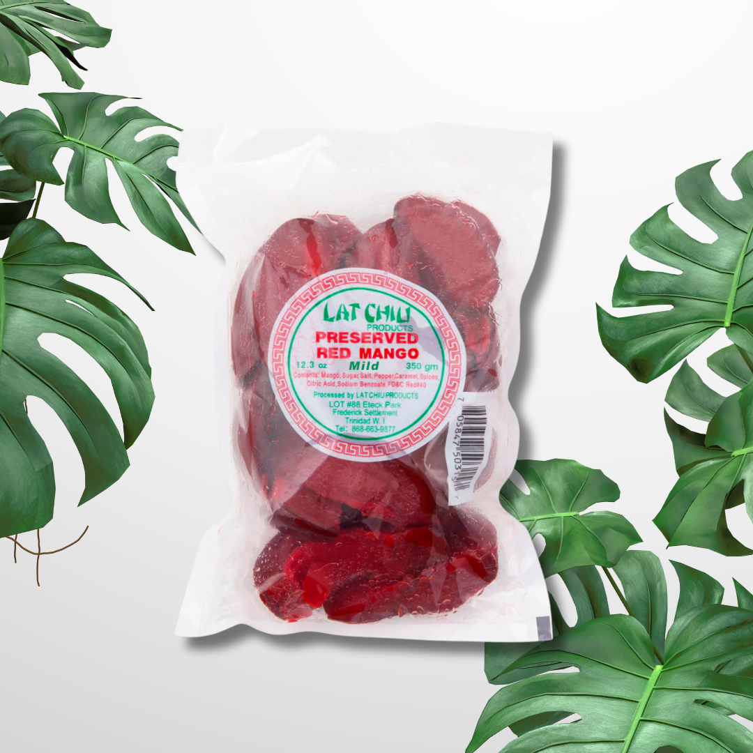 Lat chiu Preserved Red Mango -  Mild - 350g
